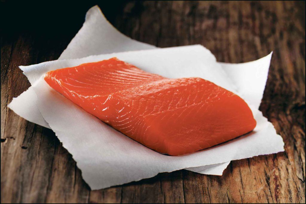 Raw Alaskan Coho Fillet